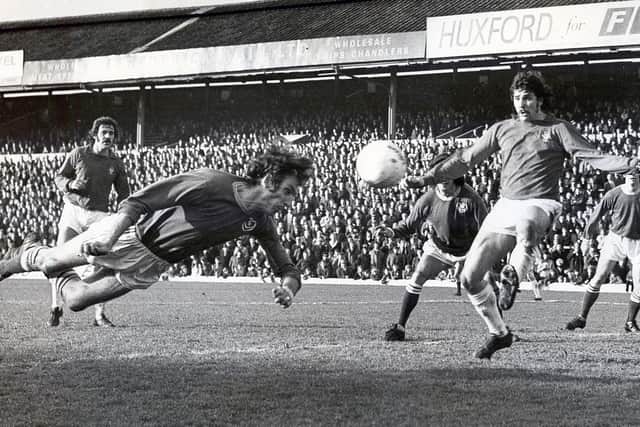 Ray Hiron was on the mark for Pompey