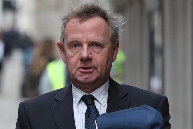 Andrew Hill, who crashed a Hawker Hunter aicraft onto the A27 after a failed loop manoeuvre during his display in 2015, killing 11 people, has been found not guilty of manslaughter. Picture: Jonathan Brady/PA Wire