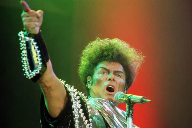 Pop star Gary Glitter, who was jailed for 16 years for a string of historic sex attacks on three schoolgirls