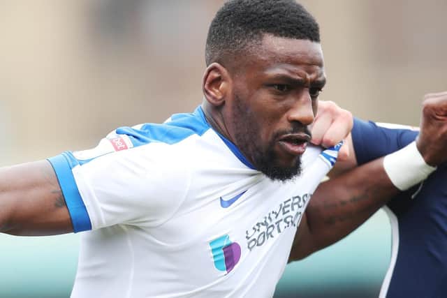 Omar Bogle is not risked against Charlton, despite having recovered from a hamstring problem. Picture: Joe Pepler