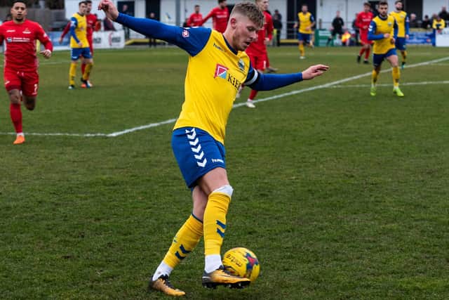 Gosport captain Charlie Davis Picture: Vernon Nash