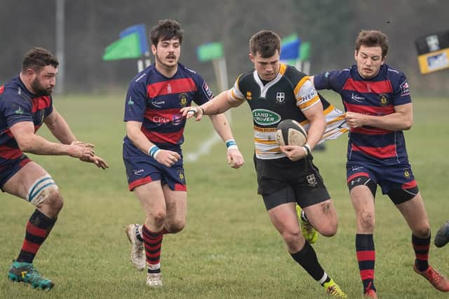 Noah Cannon scored five tries for Portsmouth. Picture: Keith Woodland (160219-240)