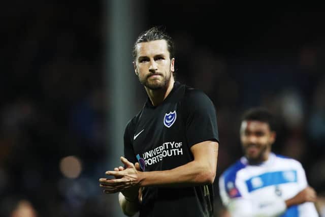 Pompey defender Christian Burgess. Picture: Joe Pepler