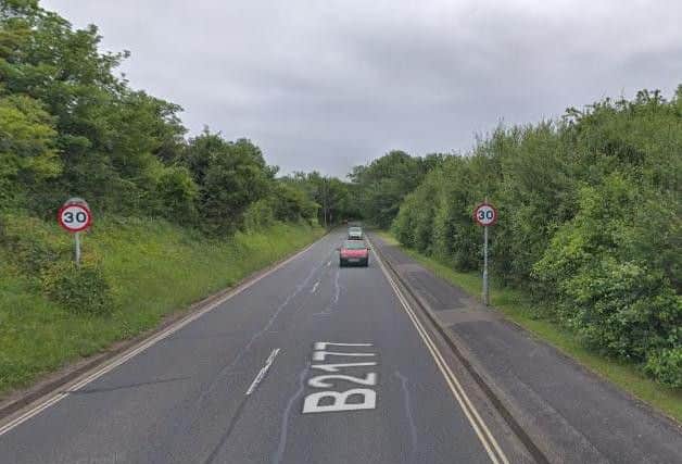 Mobile. 30mph. B2177  Southwick Hill Road