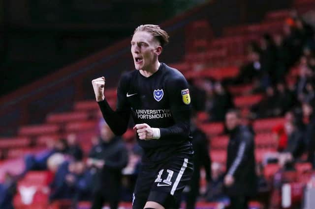 Ronan Curtis misses tonight's trip to Walsall after trapping his finger in a door. Picture: Joe Pepler/Digital South