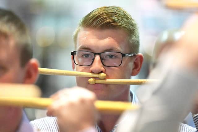 Bugler Ashley Forshaw from Gosport