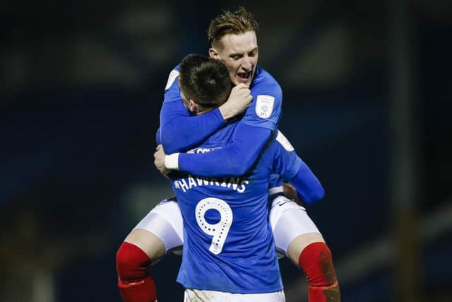 Ronan Curtis will today learn whether he stands a chance of making Pompey's Wembley final. Picture: Daniel Chesterton/phcimages.com/PinPep