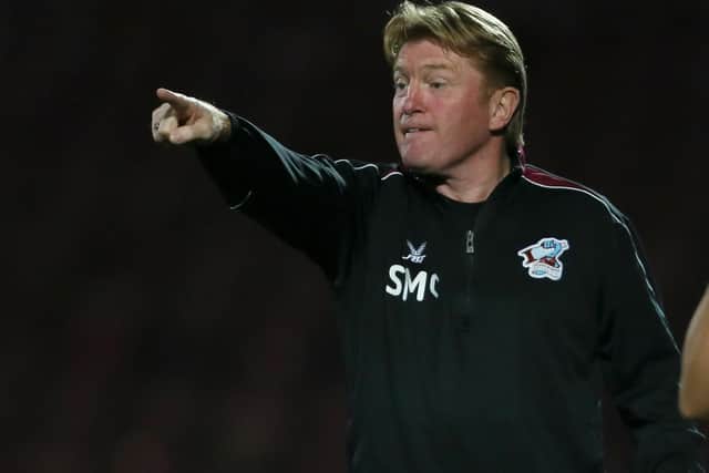 Scunthorpe United manager Stuart McCall