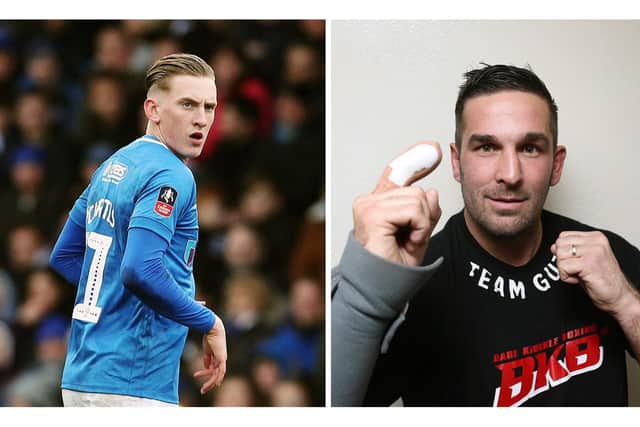 Mickey Parker, right, knows what Pompey winger Ronan Curtis is going through.