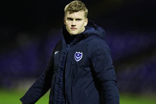 Petar Durin has been with Pompey since last July / Picture by Joe Pepler
