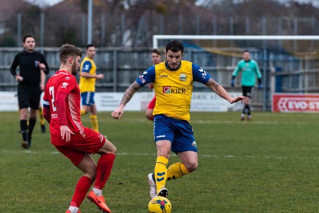 Gosport Borough player-manager Craig MacAllister. Picture: Vernon Nash (090219-093)