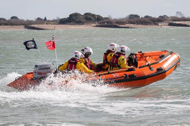RNLI crews were among those called to help rescue the injured windsurfers.
Picture: Keith Woodland (170319-97)