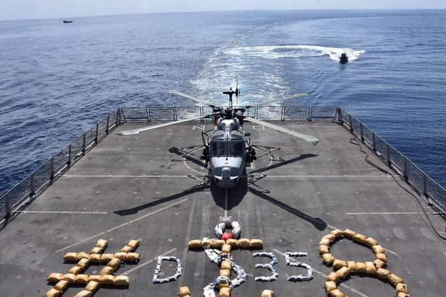 Just some of Dragon's record-breaking drugs haul while in the Middle East