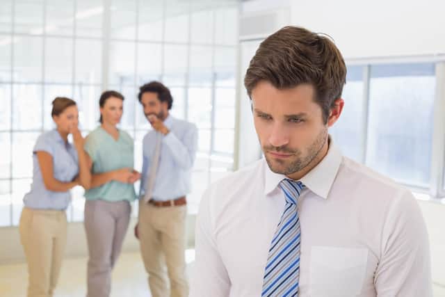 Fiona Caine gives advice to a man who is being bullied at work