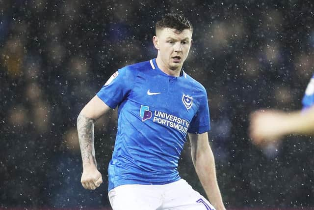 Pompey midfielder Dion Donohue. Picture: Joe Pepler