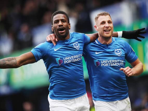 Omar Bogle and his fellow Pompey loanees will be able to feature in the League One play-offs. Picture: Joe Pepler/Digital South
