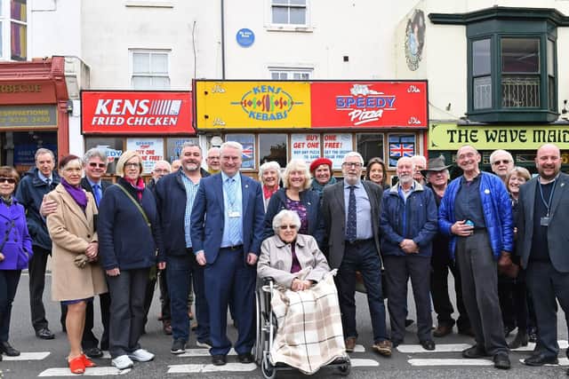The plaque was unveiled in Osborne Road, Southsea. Picture: Malcolm Wells (190320-5199)