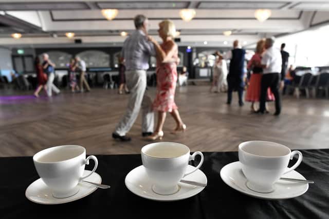 General view of a tea dance