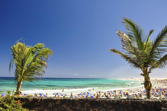 Cheryl and her family are off to the sunshine isle of Fuerteventura to celebrate Matt's 40th birthday
