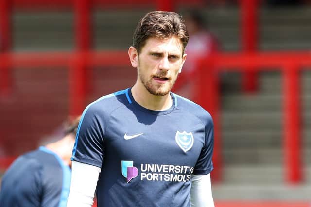 Pompey keeper Luke McGee. Picture: Joe Pepler