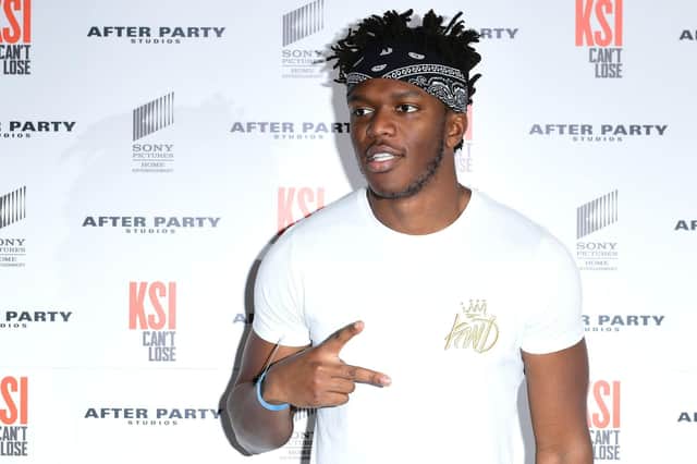 KSI at the world premiere of his documentary KSI: Can't Lose at the Picturehouse in central London, last year. Picture: Ian West/PA Wire