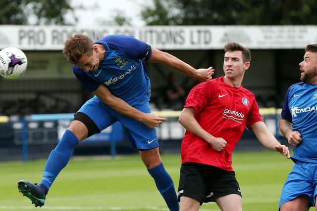 Jason Parrish was on the mark for Baffins Milton Rovers Picture: Chris Moorhouse