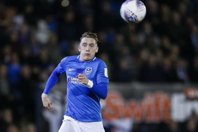 Ronan Curtis is battling to declare himself available for Sunday's Checkatrade Trophy final. Picture: Daniel Chesterton/phcimages.com/PinPep