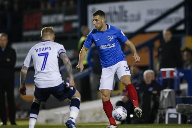 Lee Brown was handed his first Checkatrade Trophy appearance of the campaign in the semi-final at Bury. Picture: Daniel Chesterton/phcimages.com/PinPep