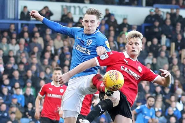 Pompey will this week assess Ronan Curtis as they weigh up a possible Wembley comeback. Picture: Sean Ryan/PinPep