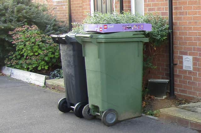 Rubbish and recycling bins in Portsmouth