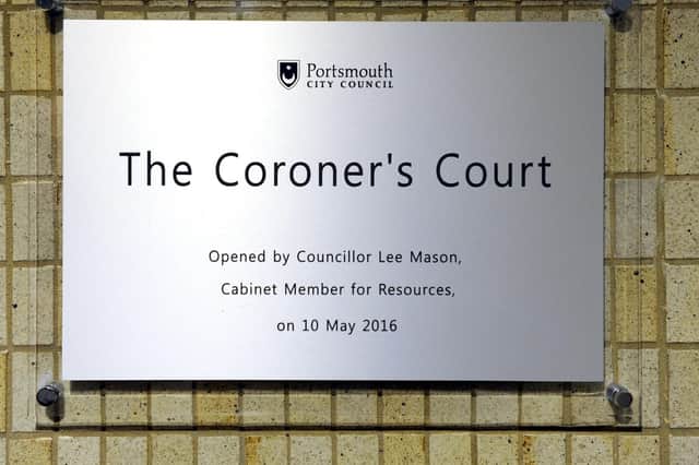 The Coroner's Court - in Guildhall Square, Portsmouth
Picture: Malcolm Wells (180405-3355)