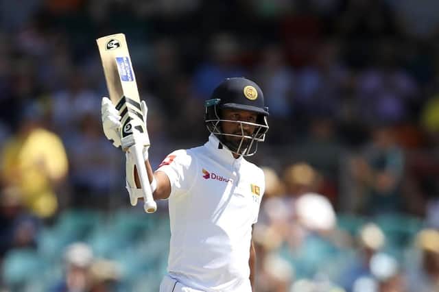 Sri Lankan Dimuth Karunaratne. Picture by Mark Kolbe/Getty Images