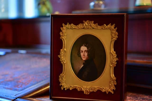 A lost portrait of Charles Dickens by Margaret Gillies Picture: Rebecca Brown/PA Wire
