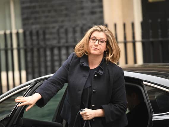 Defence secretary Penny Mordaunt arrives in Downing Street, London. Picture: Stefan Rousseau/PA Wire