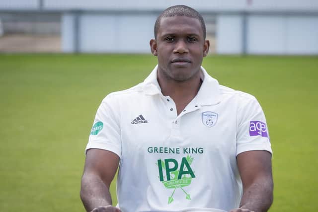 Hampshire all-rounder Keith Barker. Picture: Habibur Rahman