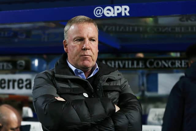 Kenny Jackett in the Loftus Road dugout during Pompey's FA Cup loss to QPR. Picture: Joe Pepler
