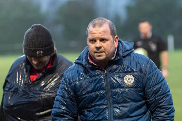 Horndean Manager Michael Birmingham. Picture: Vernon Nash (190119-059)