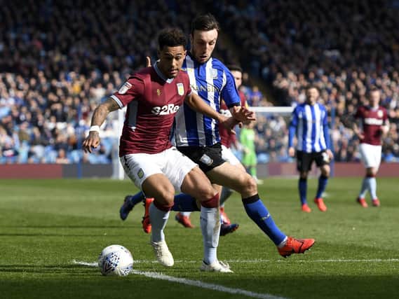 Andre Green recorded an assist in Aston Villa's victory over Sheffield Wednesday on Saturday. Picture: George Wood/Getty Images