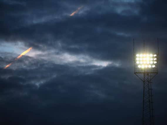 Pompey are seeking to relocate one of Fratton Park's iconic floodlights. Picture: Harry Murphy/Getty Images