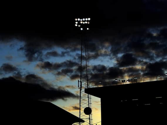 Pompey have submitted a planning application to relocate one of their floodlights to the North stand car park. Picture: Bryn Lennon/Getty Images