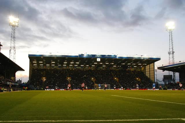 Fratton Park's iconic floodlight pylons will be used for the final time tomorrow night. Picture: Chris Ison/PA Wire