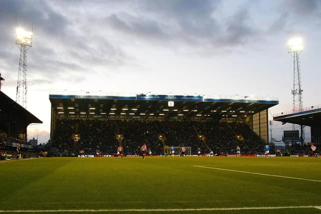 Fratton Park's iconic floodlight pylons will be used for the final time tomorrow night. Picture: Chris Ison/PA Wire