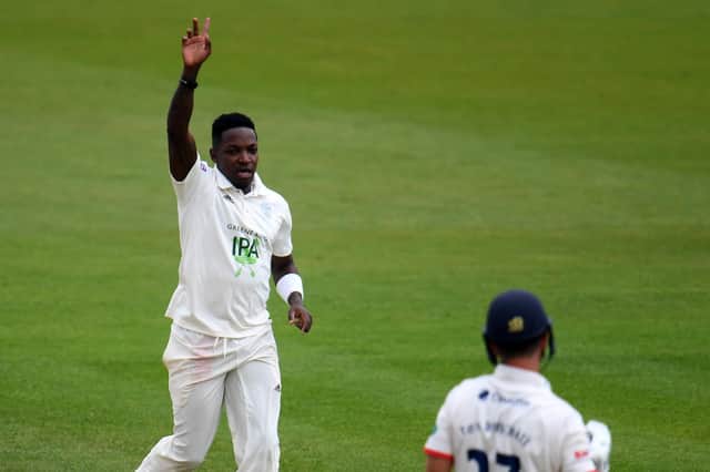Fidel Edwards impressed for Hampshire against Essex. Picture: Harry Trump/Getty Images