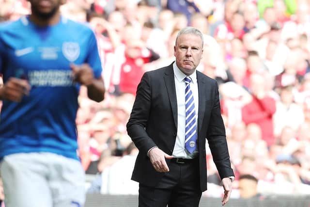 Pompey manager Kenny Jackett. Picture: Joe Pepler