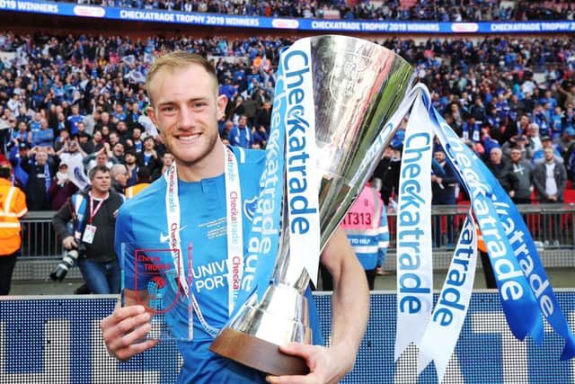 Matt Clarke is heading for a Pompey appearance record in another outstanding Fratton Park season. Picture: Joe Pepler
