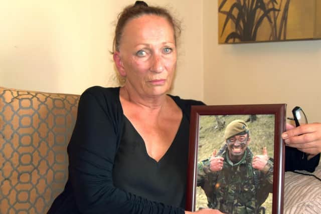 Viv Johnston, mother of special forces hero Danny Johnston, has welcomed efforts by a coroner to put pressure on the MoD after her son's suicide. Photo: Tom Cotterill