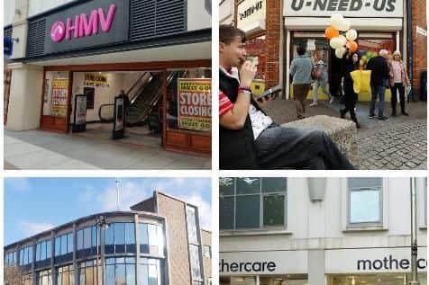 Shops that have shut