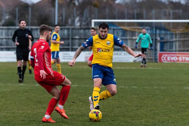 Craig McAllister was very disappointed with Gosport's display. Picture: Vernon Nash (090219-093)