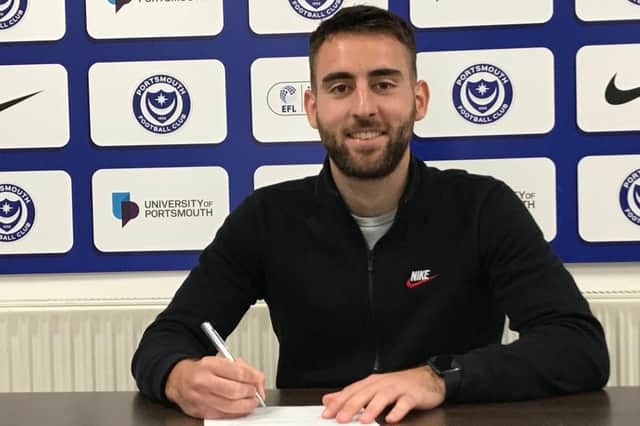 Ben Close signs a new Pompey deal until the summer of 2021. Picture: Portsmouth FC