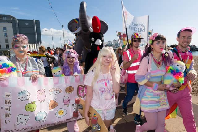 Thousands turned out for last year's Portsmouth Pride. Picture: Duncan Shepherd